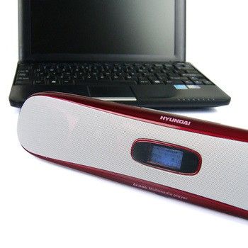 輸出/tf卡/usb/一線通/一鍵錄音/屏顯/鬧鐘 可樂紅色音箱產品圖片2