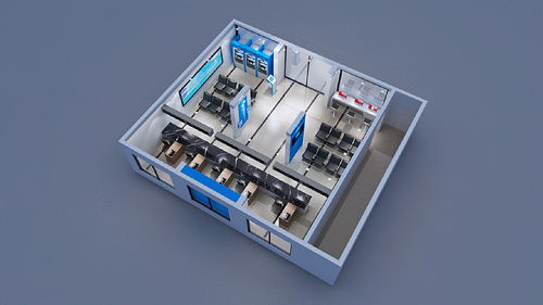 黨建展廳服務(wù)大廳效果圖設(shè)計(jì)